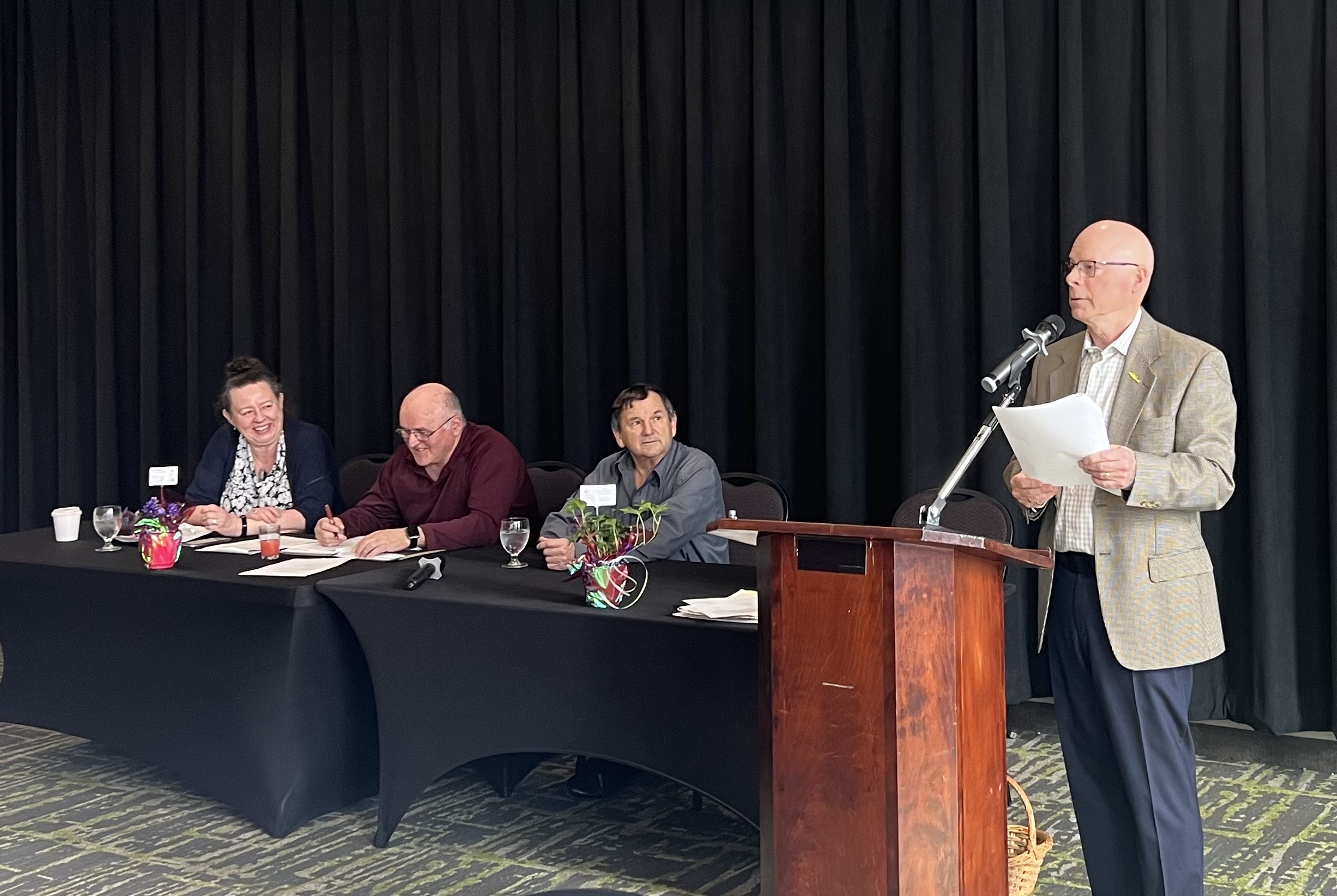 NS central branch executive panel: Laurie, Stan, Joe, Paul