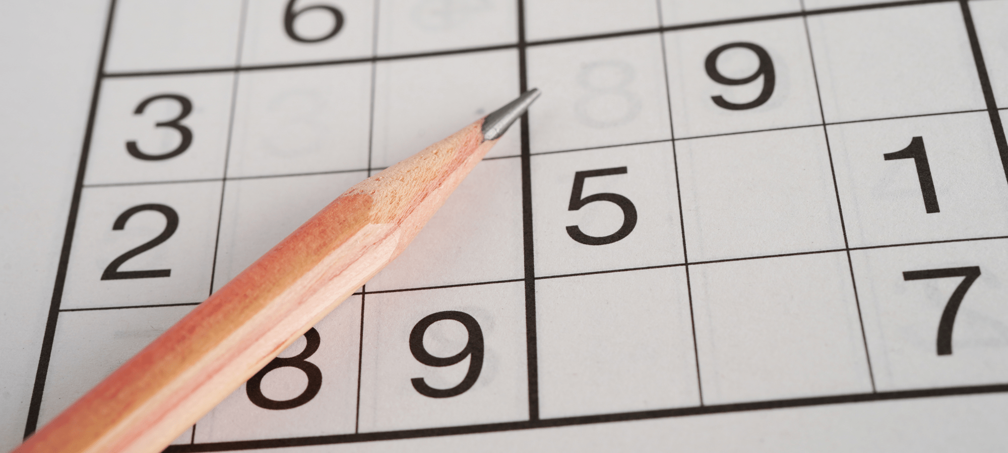 Games and puzzles like Sudoku are known to help stimulate our brains.