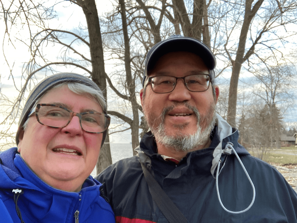 Aiming to prioritize both his mental and physical fitness in retirement, Federal Retirees member Peter Chen, pictured with wife Monique Loiselle, has developed a fondness for word games.
