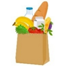Bag of groceries animation.
